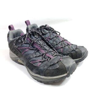 Merrell Women's Size 8 Trail Shoes Black Purple Mesh